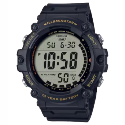 Casio General AE-1500WHX-1AV Black Resin Band Men Watch